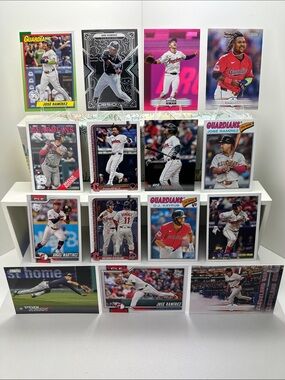 Jose Ramirez Guardians lot of 15 w/ Steven Kwan/Manzardo, Rocchio/Kayfus rookies
